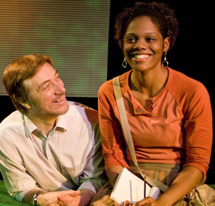 Larry Gleason and Afton Williamson in “I Have Before me a Remarkable Document given to me by a Young Lady from Rwanda”, 2009